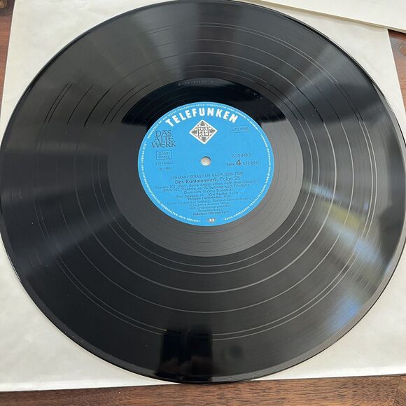 J.S. Bach Das Kantatenwerk Complete Cantatas Vol 25 LP Box Set 1980 Telefunken - Picture 7 of 8